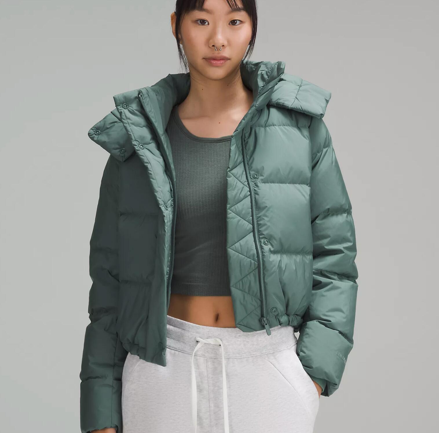 lululemon Wunder Puff Cropped Jacket$179 Lululemon美国超值好货-拔草哦