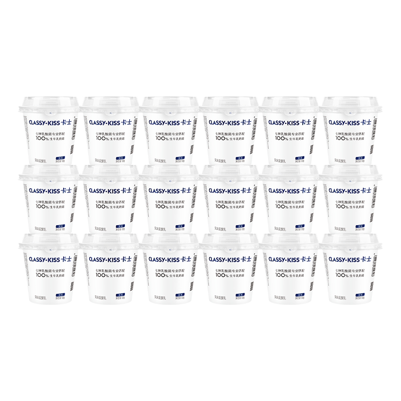 卡士经典酸奶100gx18杯