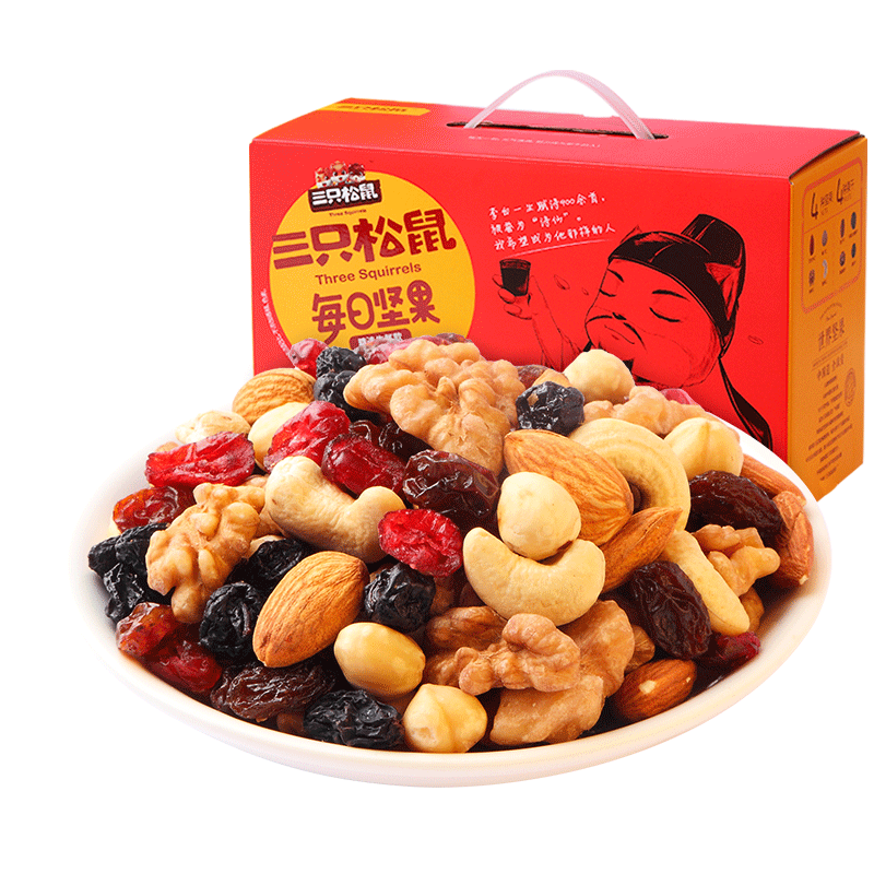 【蜜蜂零食节】三只松鼠_每日坚果750g/30包