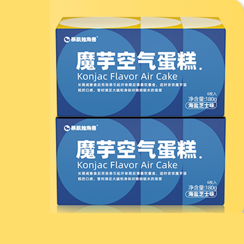 魔芋0脂肪代餐蛋糕面包180g