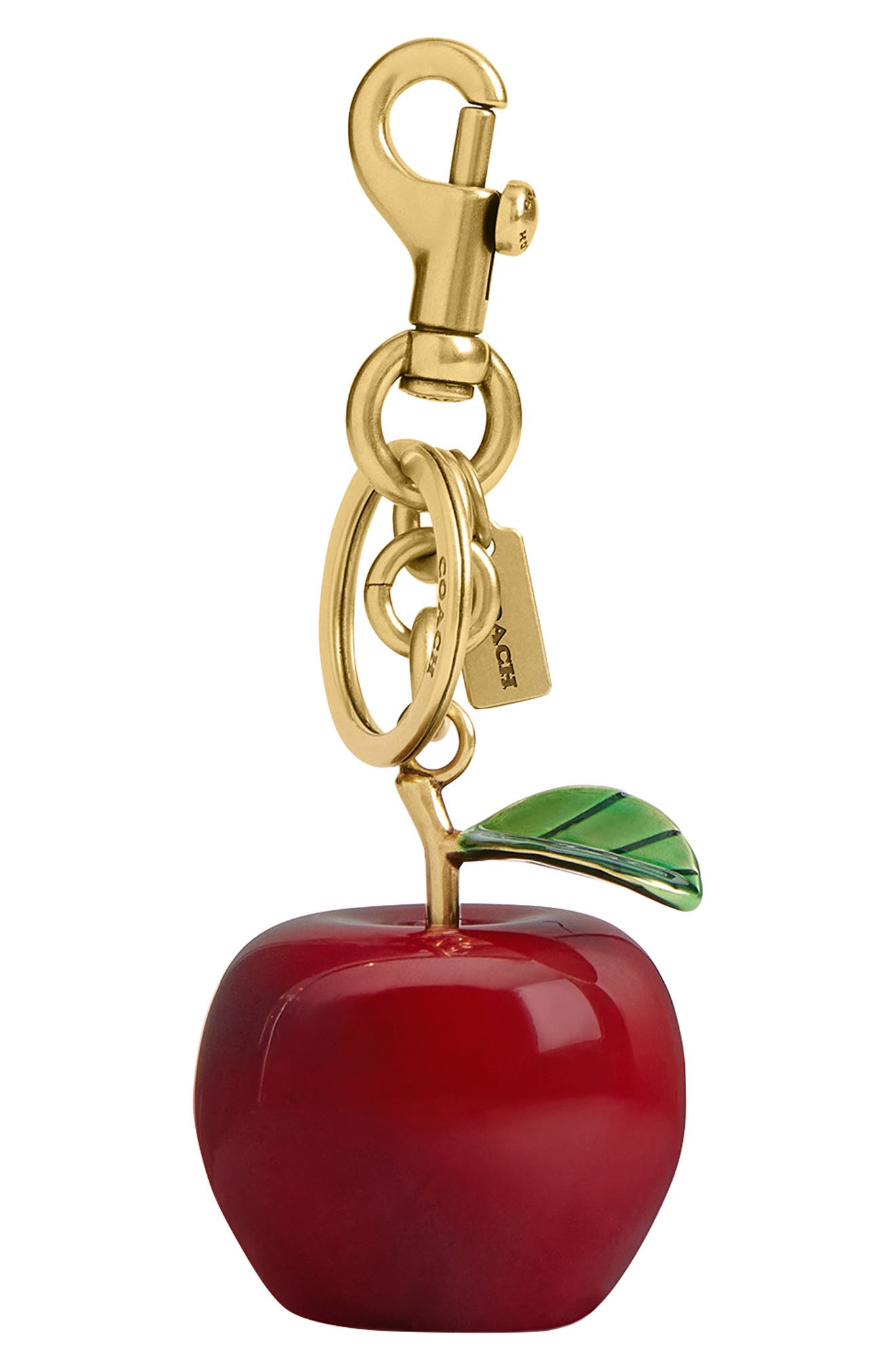 COACH Small Apple Bag Charm