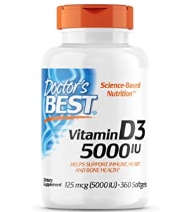 Doctor's Best 维生素D3 360粒