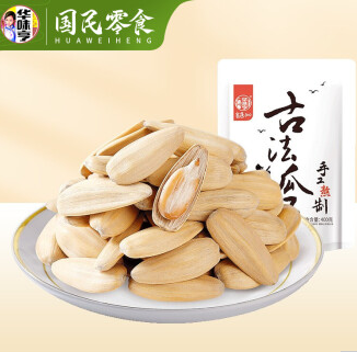 7.6元包邮！华味亨 古法瓜子400g*2