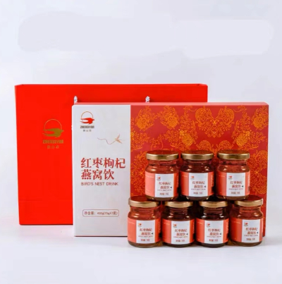 39.9元包邮！甄丝燕红枣枸杞银耳燕窝饮70g*7瓶