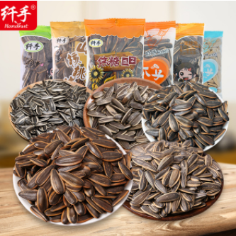 15.8元包邮！焦糖山核桃味瓜子1000g