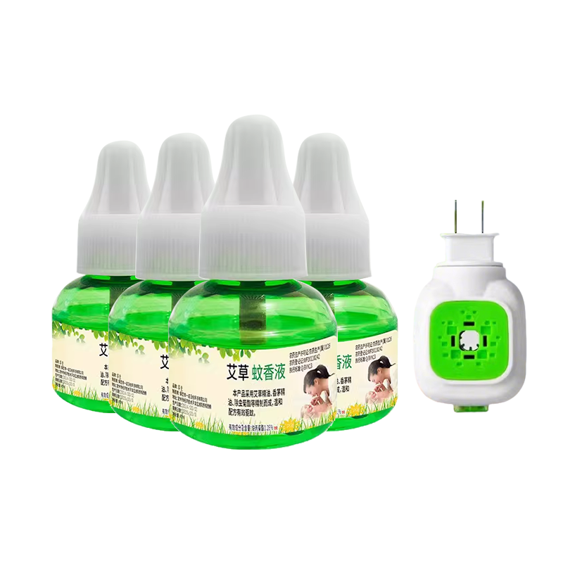 艾草蚊香液4瓶蚊香液+1个插头