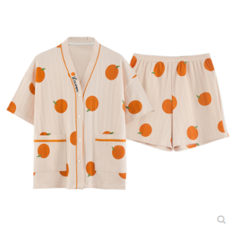 29.9元包邮！顶瓜瓜开衫睡衣两件套（多款可选）