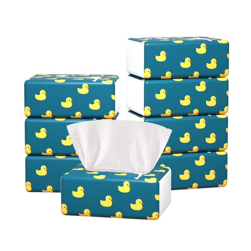 部分人0元~蓝漂白色抽纸168张*8包