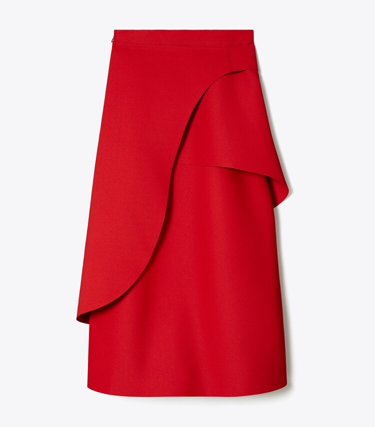 tory burch Crepe Wrap Skirt