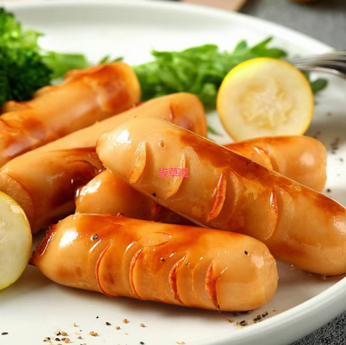 10.9元包邮！美食客生鲜 低脂代餐无淀粉鸡胸肉肠30g*10支