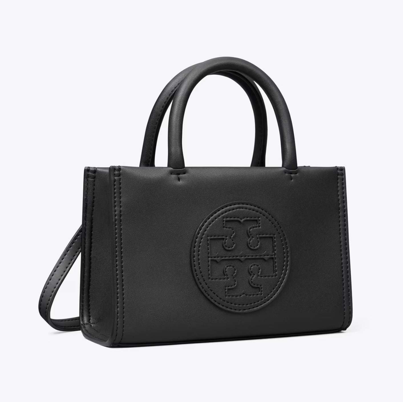 Tory Burch Mini Ella Bio马卡龙托特包Black