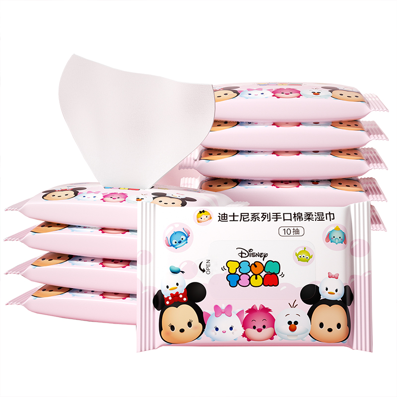 Disney迪士尼婴儿手口湿巾10抽*10包