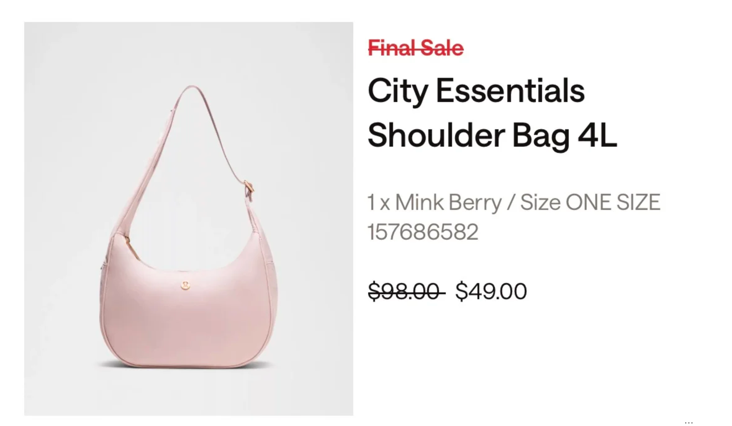 Lululemon City Essentials Bag Interior Compartments
