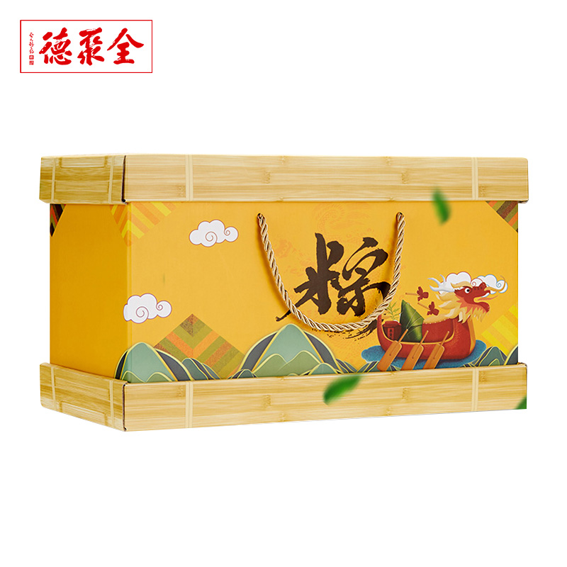 百年传承北京全聚德仿膳御华尊礼粽子礼盒