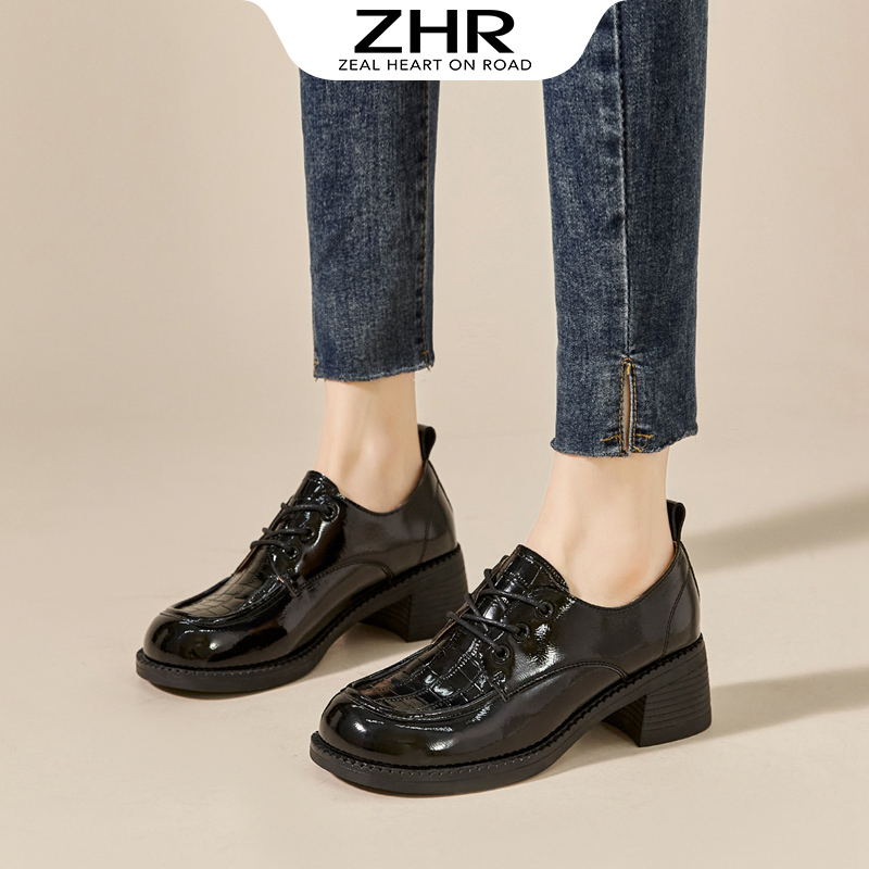 ZHR则则元气英伦小单鞋