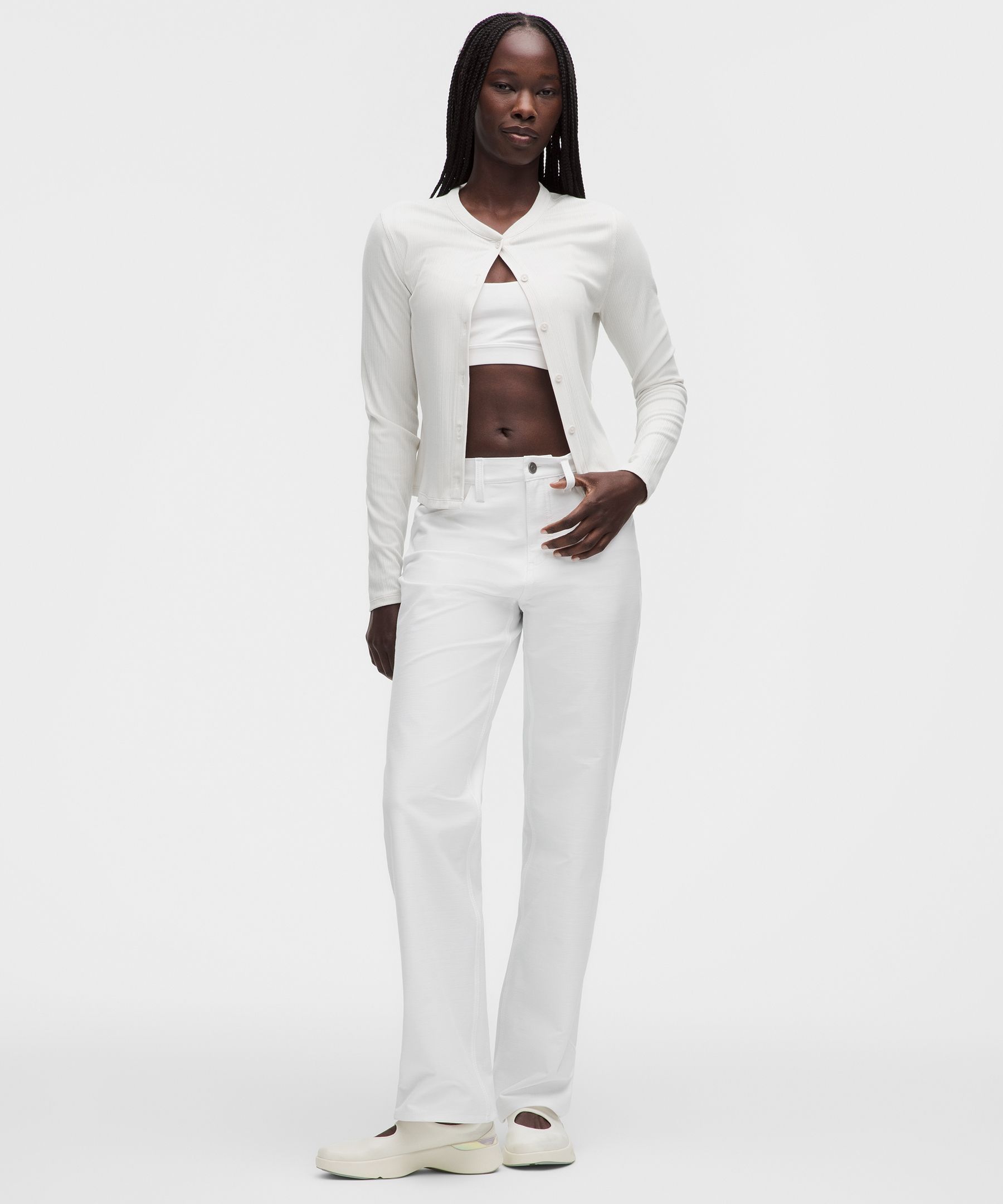Lululemon EasyFive Mid-Rise Relaxed-Straight Pant *Short