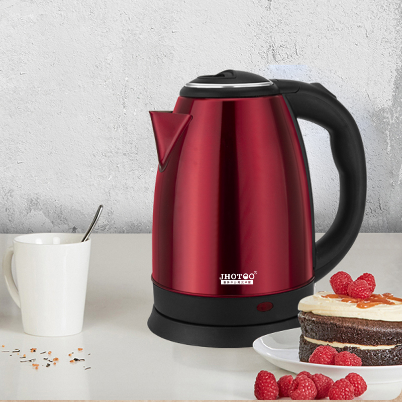 稳定签到！家用不锈钢电热水壶烧水壶2L