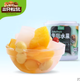 1.9元包邮！三只松鼠什锦水果罐头200g/罐