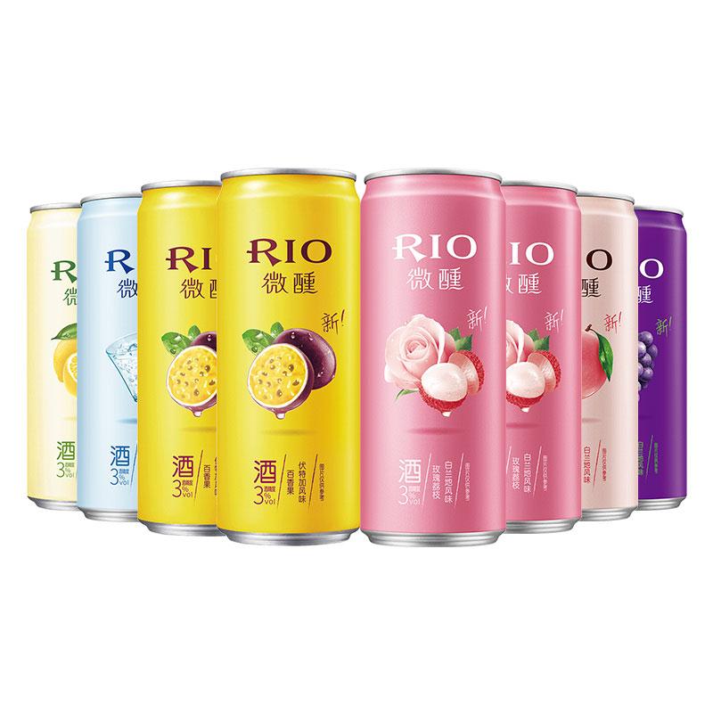 【拍两件匀价29.5】【京东物流】锐澳 RIO 微醺鸡尾酒330ml*8罐