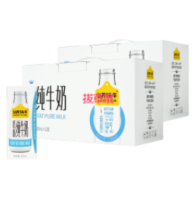 62元！认养一头牛 低脂纯奶12瓶*2箱（凑单包邮）
