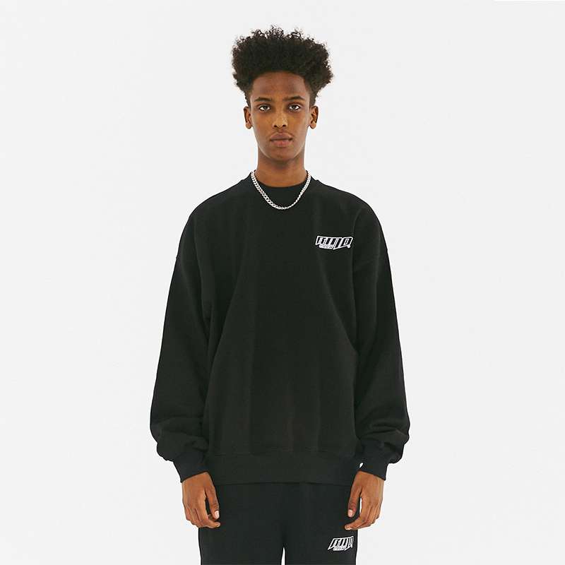 Remedy秋冬原创国潮宽松刺绣字母复古卫衣