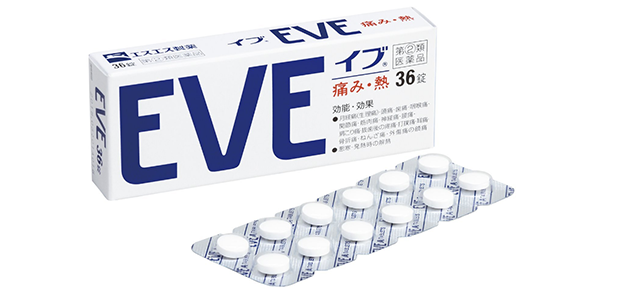 白兔制药EVE A锭 去头痛片 36片,降至532日元
