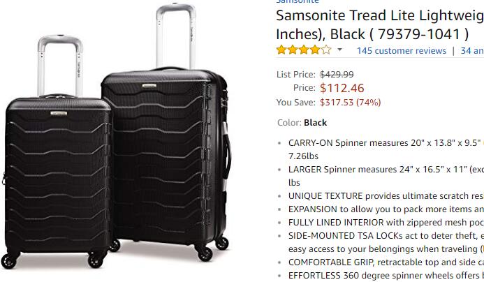 samsonite tread lite