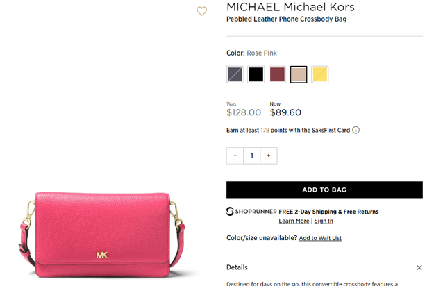 shoprunner michael kors