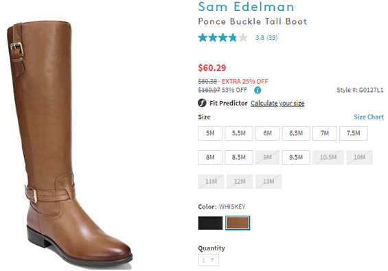 ponce buckle tall boot