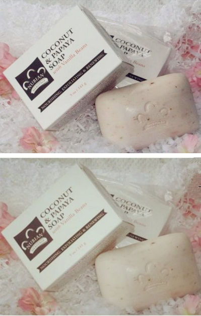 nubianheritage努比亚椰子木瓜香皂141g