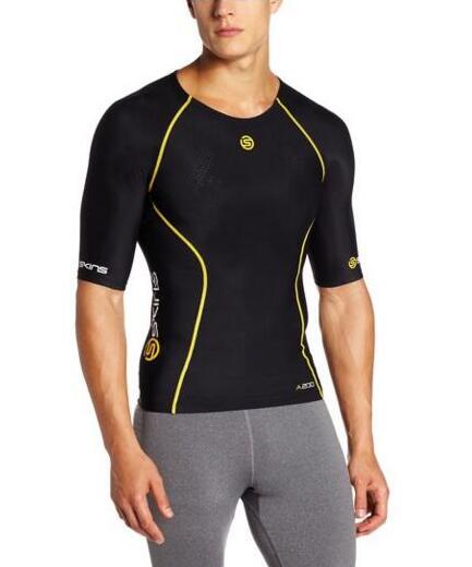 限l码skins思金斯a200系列男式短袖梯度压缩衣