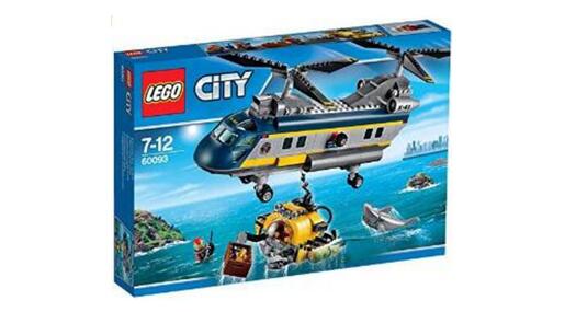 lego乐高城市系列60093深海探险直升机