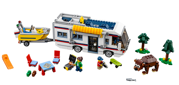 lego乐高31052创意三合一假日露营车
