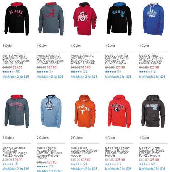 Finish line college 2025 hoodies 2 for 35