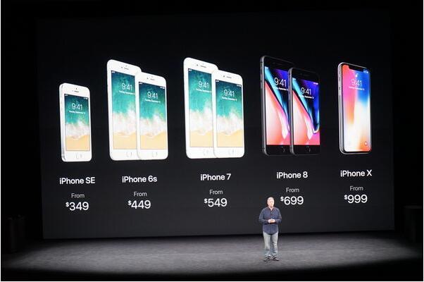 Apple苹果发布iPhone 8、8 Plus与iPhone X 智能手机,历史最贵你买不