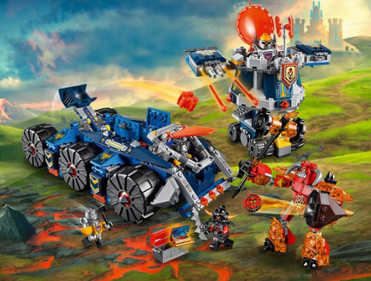 lego乐高nexoknights系列70322艾克索的合体塔防战车