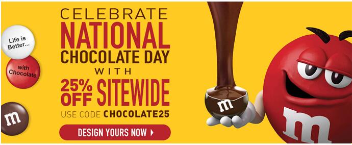 mymms官网现有巧克力mm豆额外75折促销
