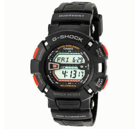 casio卡西欧gshockmudman泥人系列g90001v男士腕表