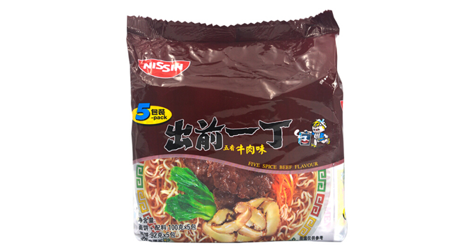 nissin出前一丁方便面五香牛肉味100g5包5件