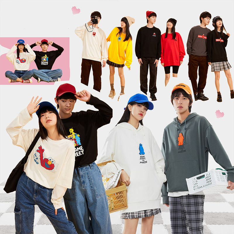 【美特斯邦威品牌】芝麻街联名卫衣