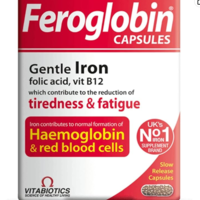 Vitabiotics Feroglobin 成人补铁补锌胶囊