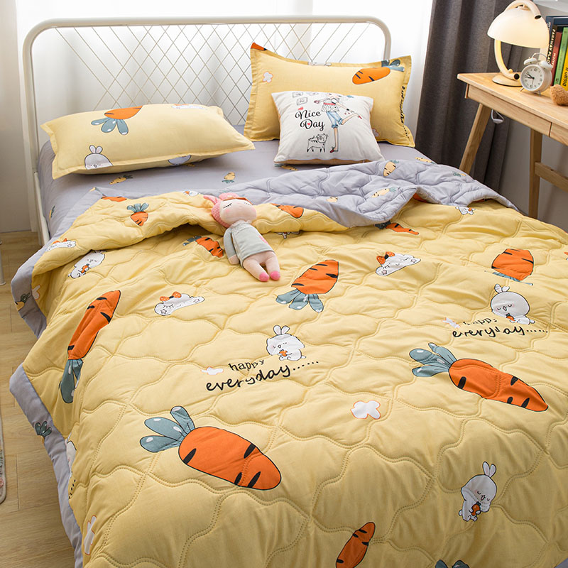 29.9元包邮！卡莫妮 亲肤可机洗空调被 200*230cm