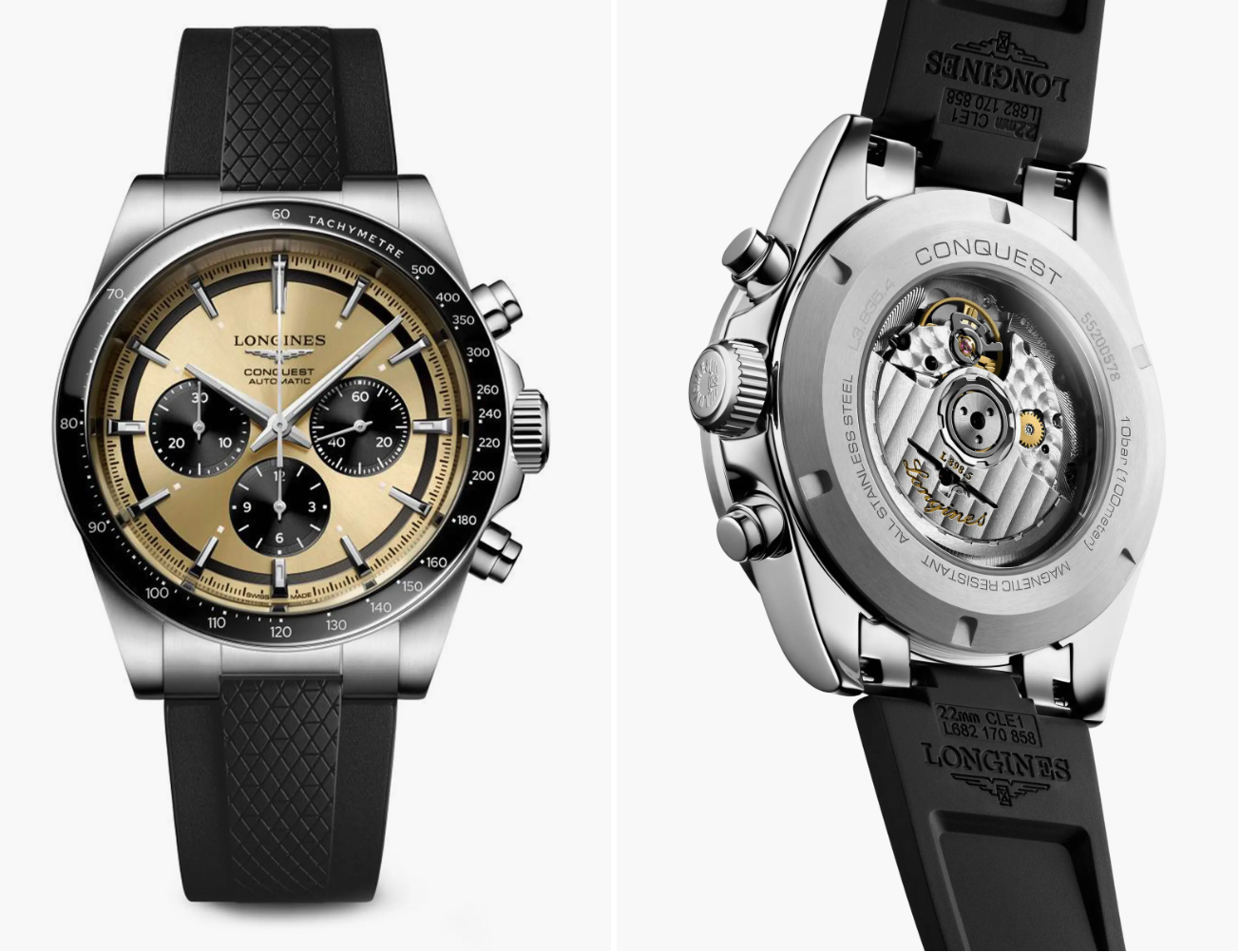 Longines HydroConquest diving watch with ceramic bezel