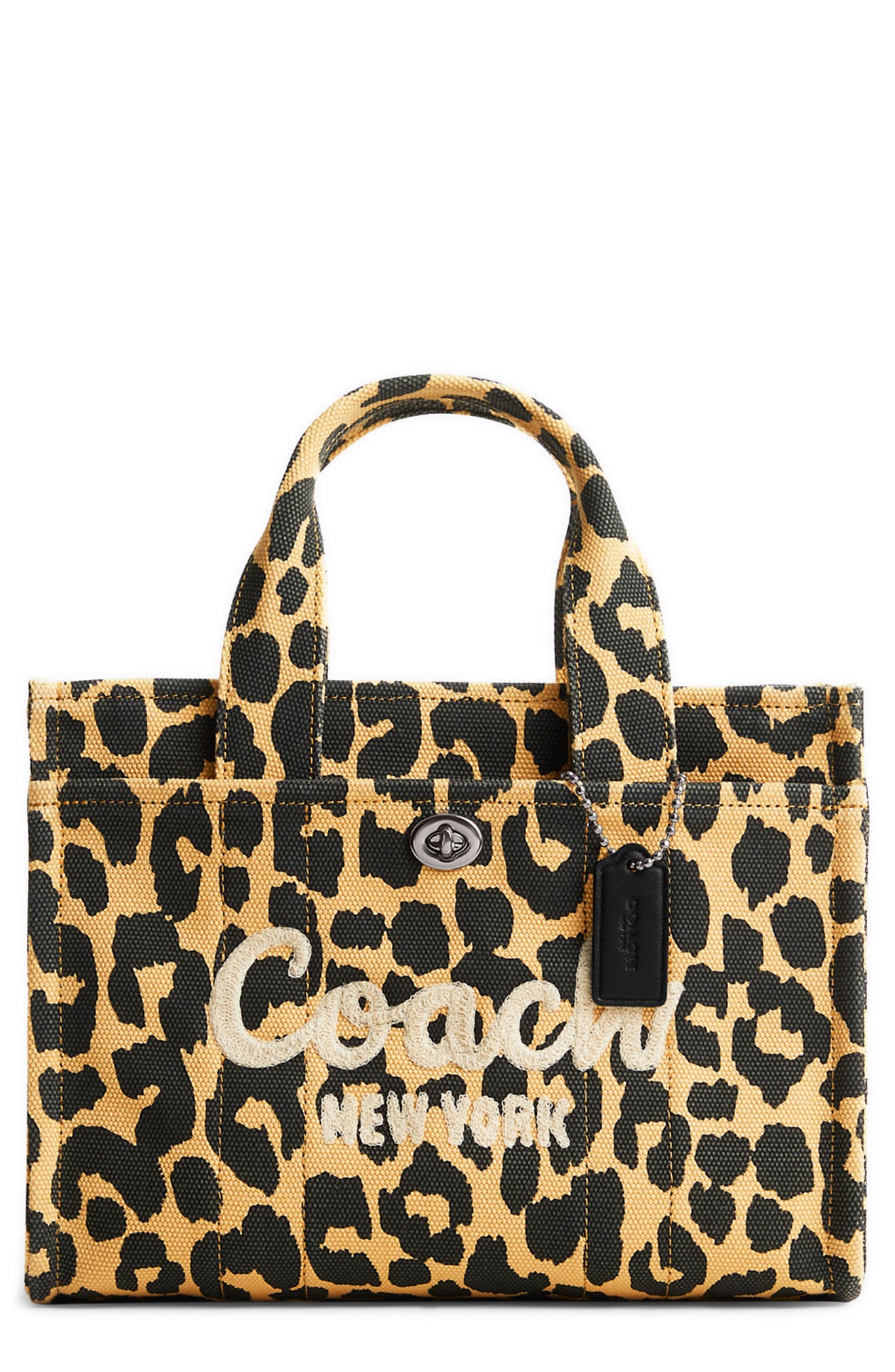 COACH Small Varsity Leopard Print Canvas Tote