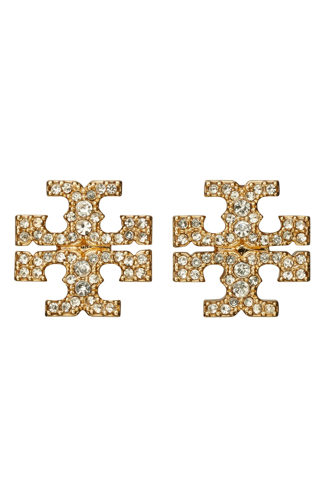Tory Burch Kira Pavé Stud Earrings