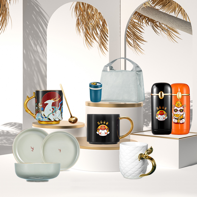 【任选4件】共禾京品碗碟马克杯便当包套装