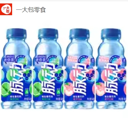 7.9元包邮！脉动青柠桃子味400ml*4