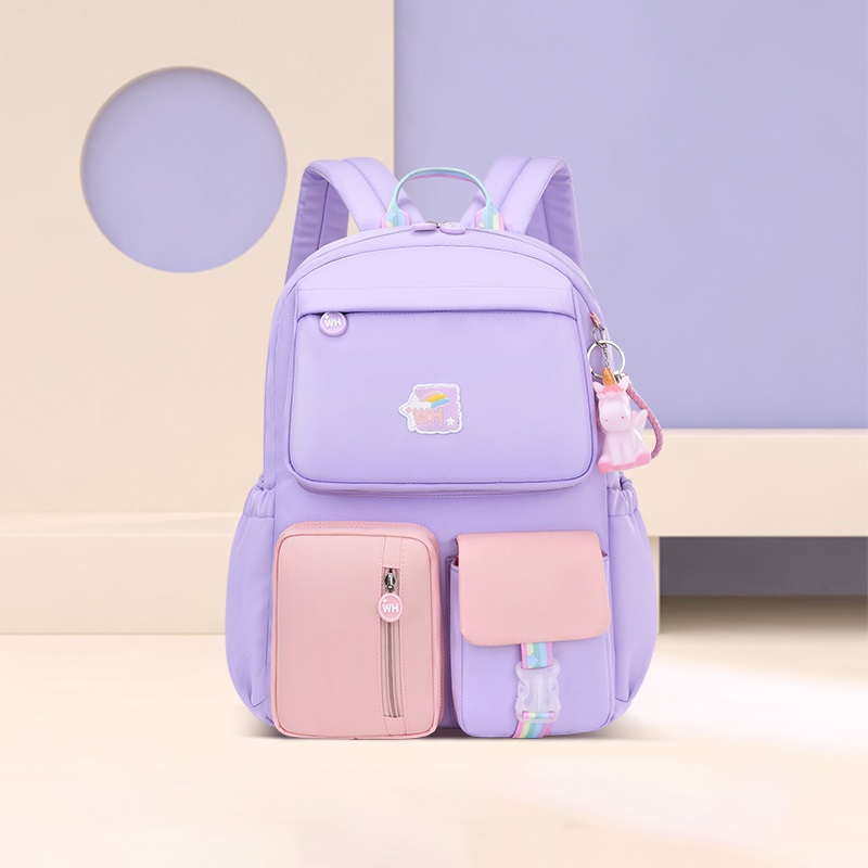 【迪仕龙】小学生6-12岁减负护脊双肩包