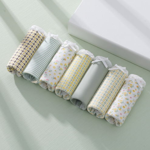 29.9元包邮！南极人 女士纯棉内裤 7条