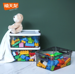 23.9元包邮！禧天龙 透明收纳箱 3个装（23*17*10cm）
